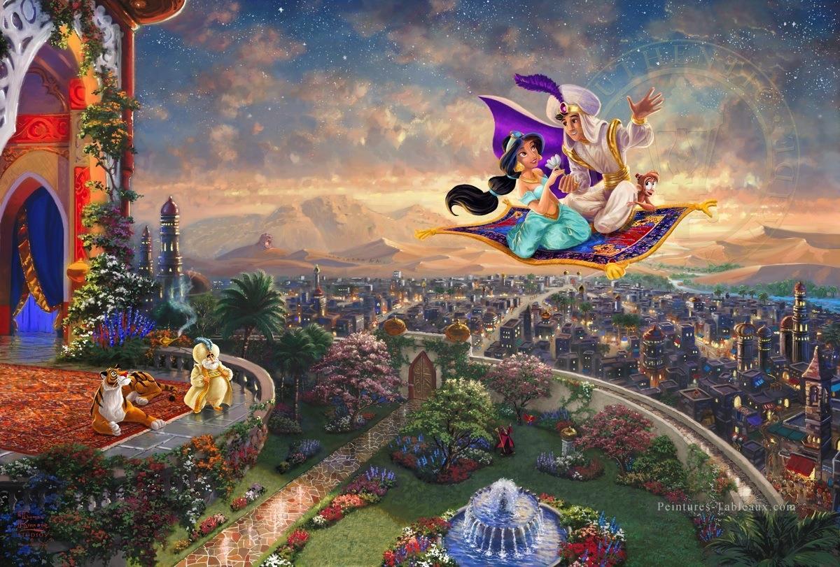Aladdin TK Disney Peintures à l'huile